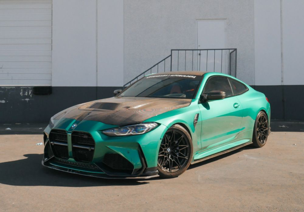 BMW M4 Competition - Isle of Man Green Metallic on Kyalami Orange & Black