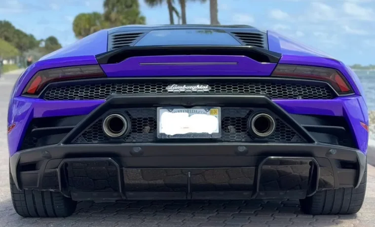 Lamborghini Huracan – Purple on Red