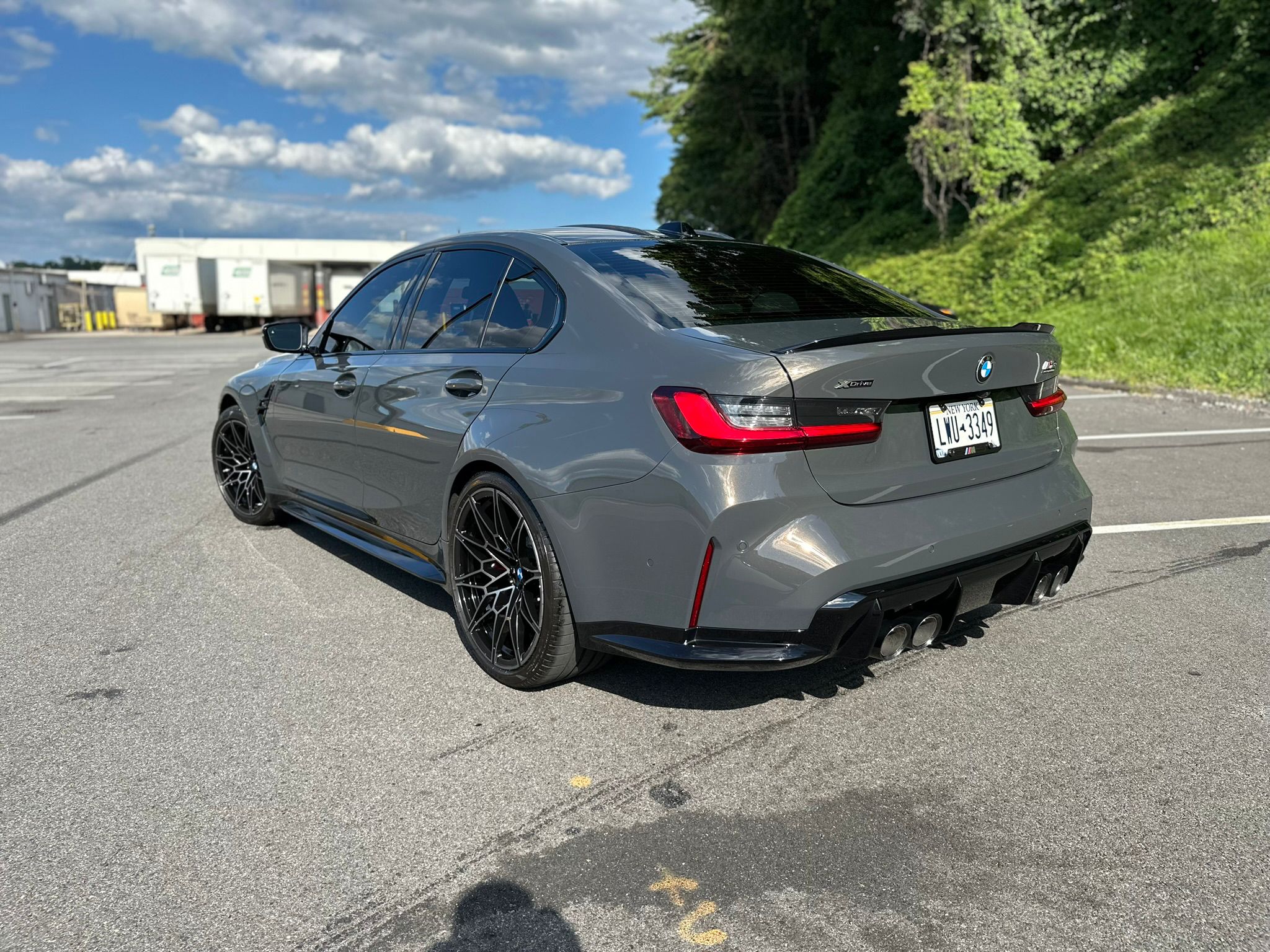 BMW M3 - Grey on White