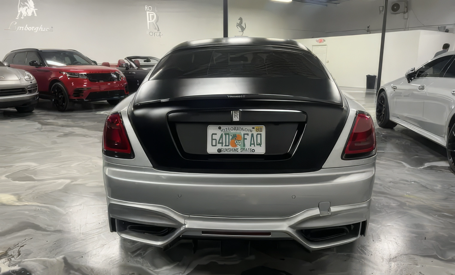 Rolls-Royce Wraith – Arctic White over Satin Black on Black