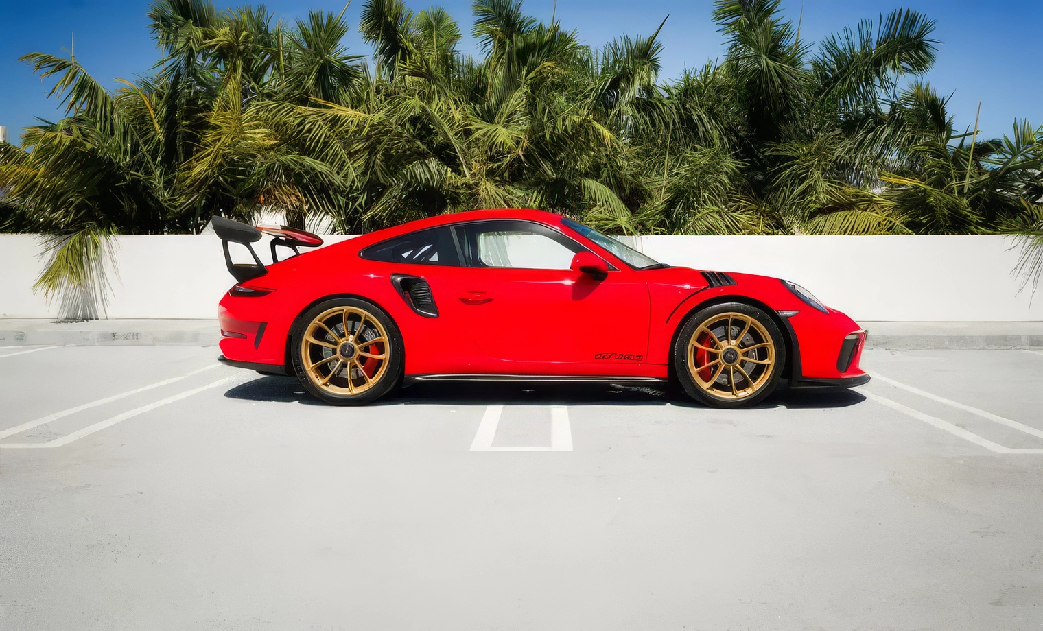Porsche 911 GT3 RS –  Indischrot (Guards Red) on Black