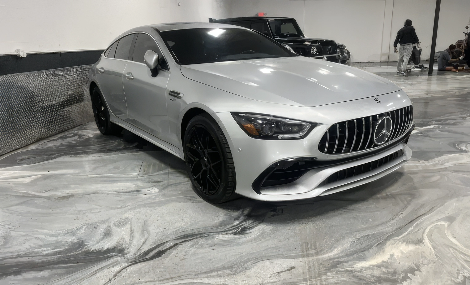 Mercedes-Benz AMG GT53 – Iridium Silver Metallic on Black