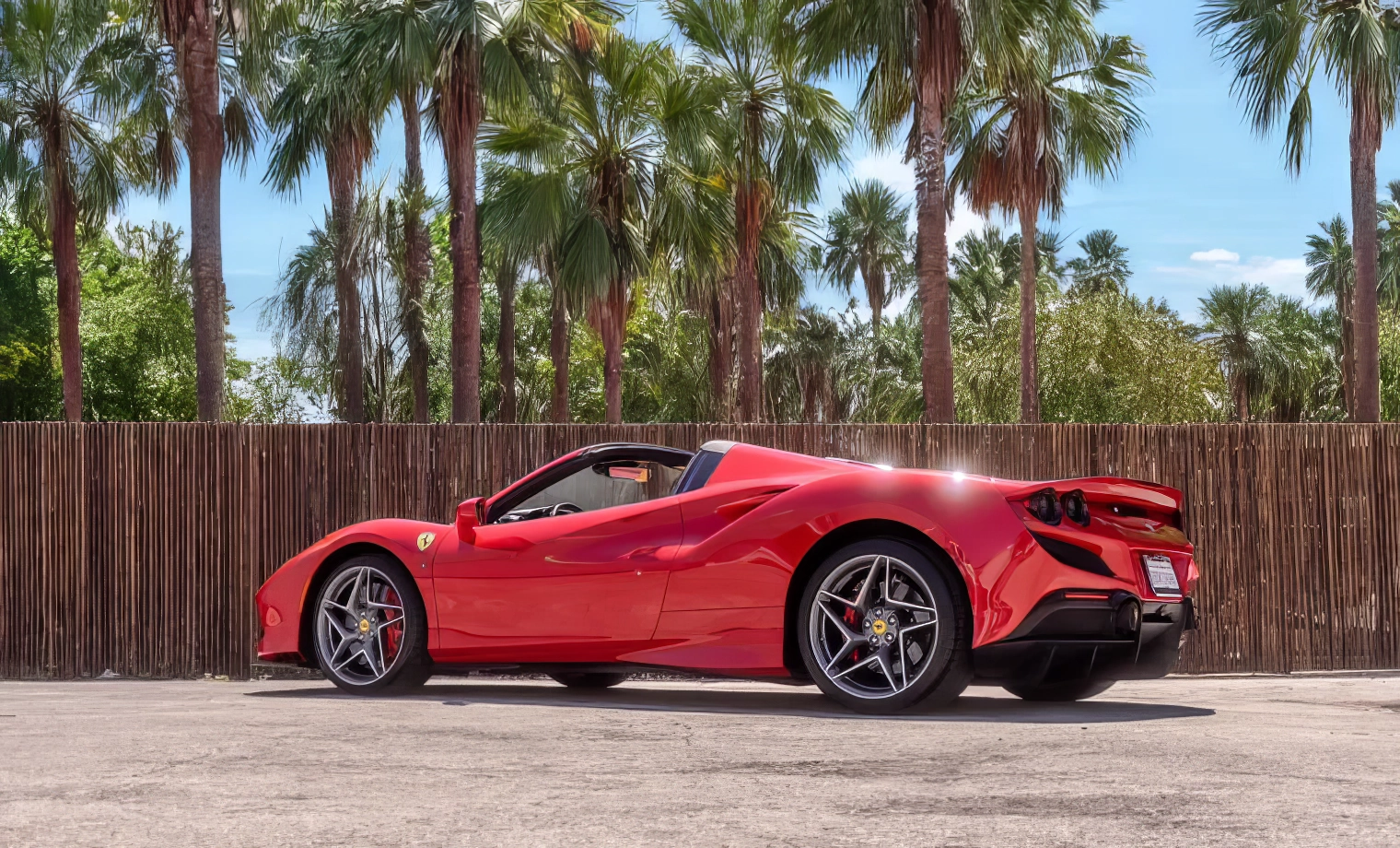 Ferrari F8 Spider — Rosso Corsa on Cuoio (Ferrari Red on Tan)