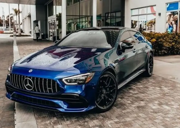 Mercedes-Benz AMG GT63 – Blue on Red
