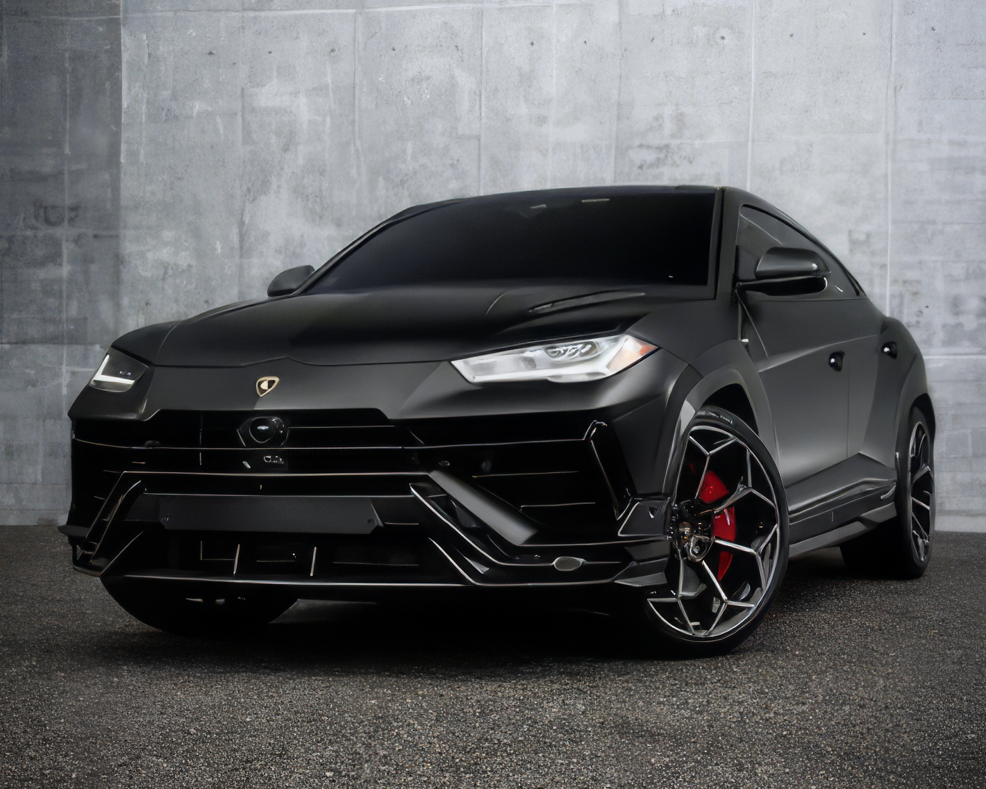 Lamborghini Urus Performante – Nero Nemesis on Nero & Rosso (Matte Black on Black & Red)