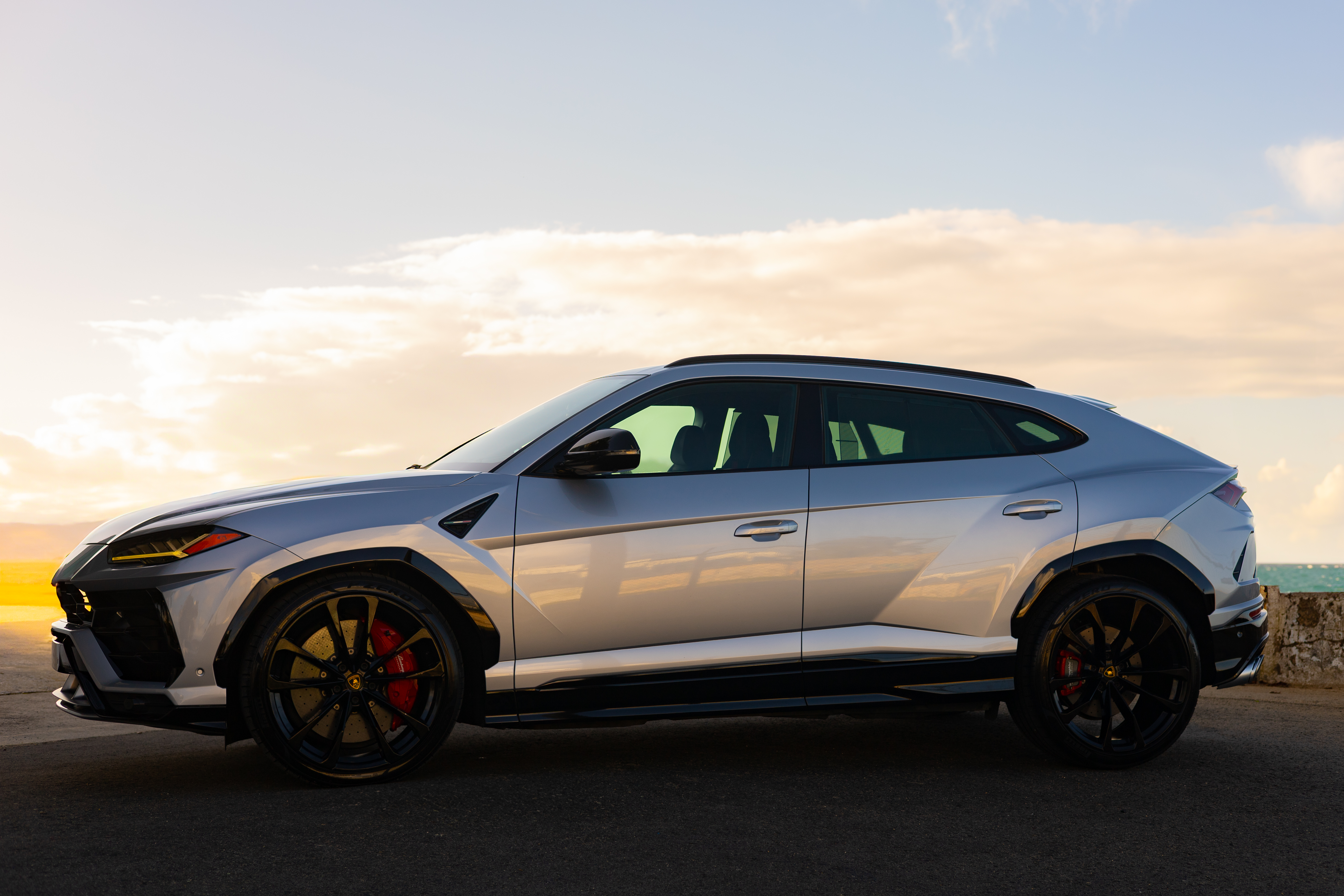 Lamborghini Urus – Grey with Red & Black Interior