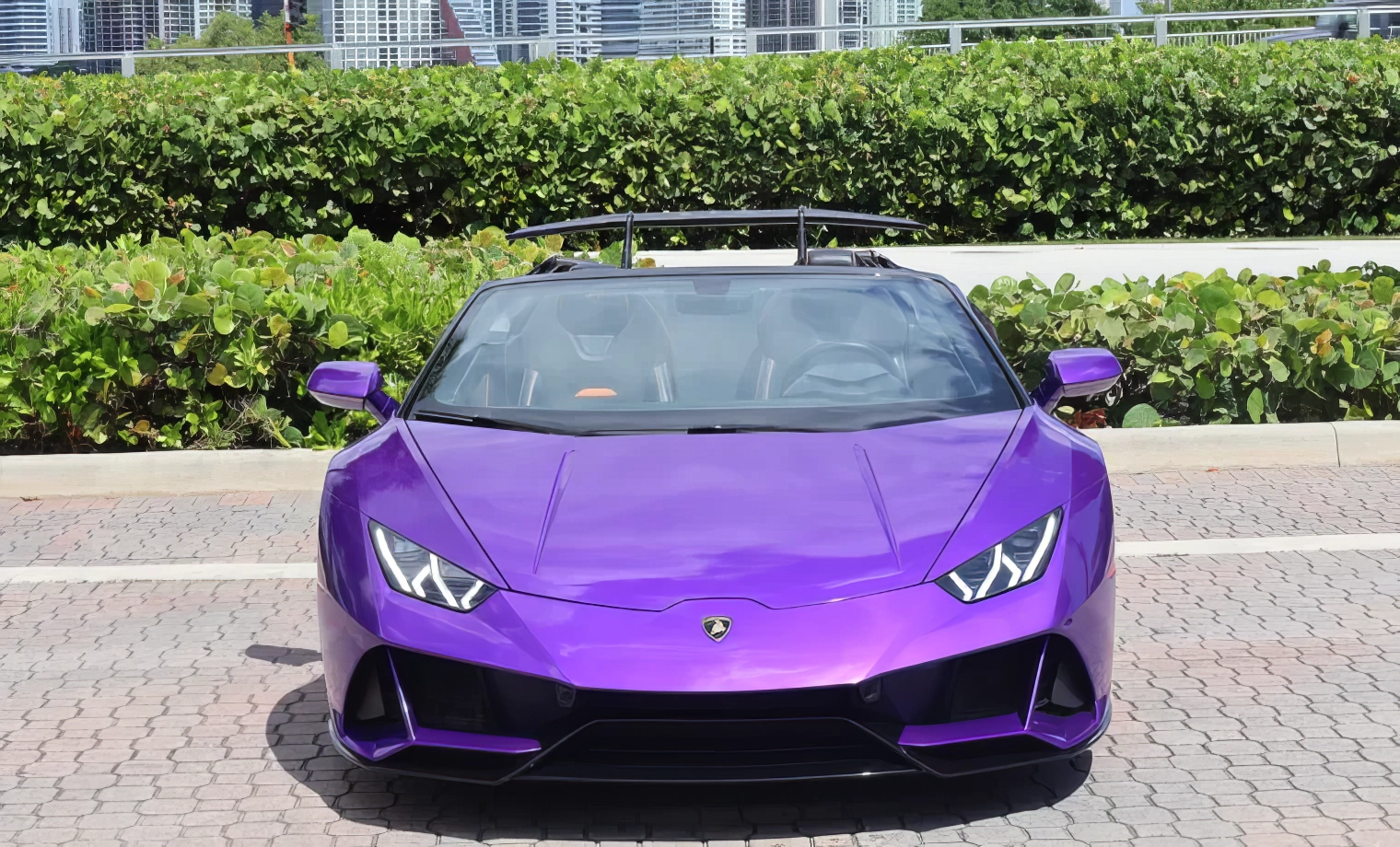 Lamborghini Huracan EVO Spyder – Viola Parsifae on Nero (Gloss Royal Purple on Black)