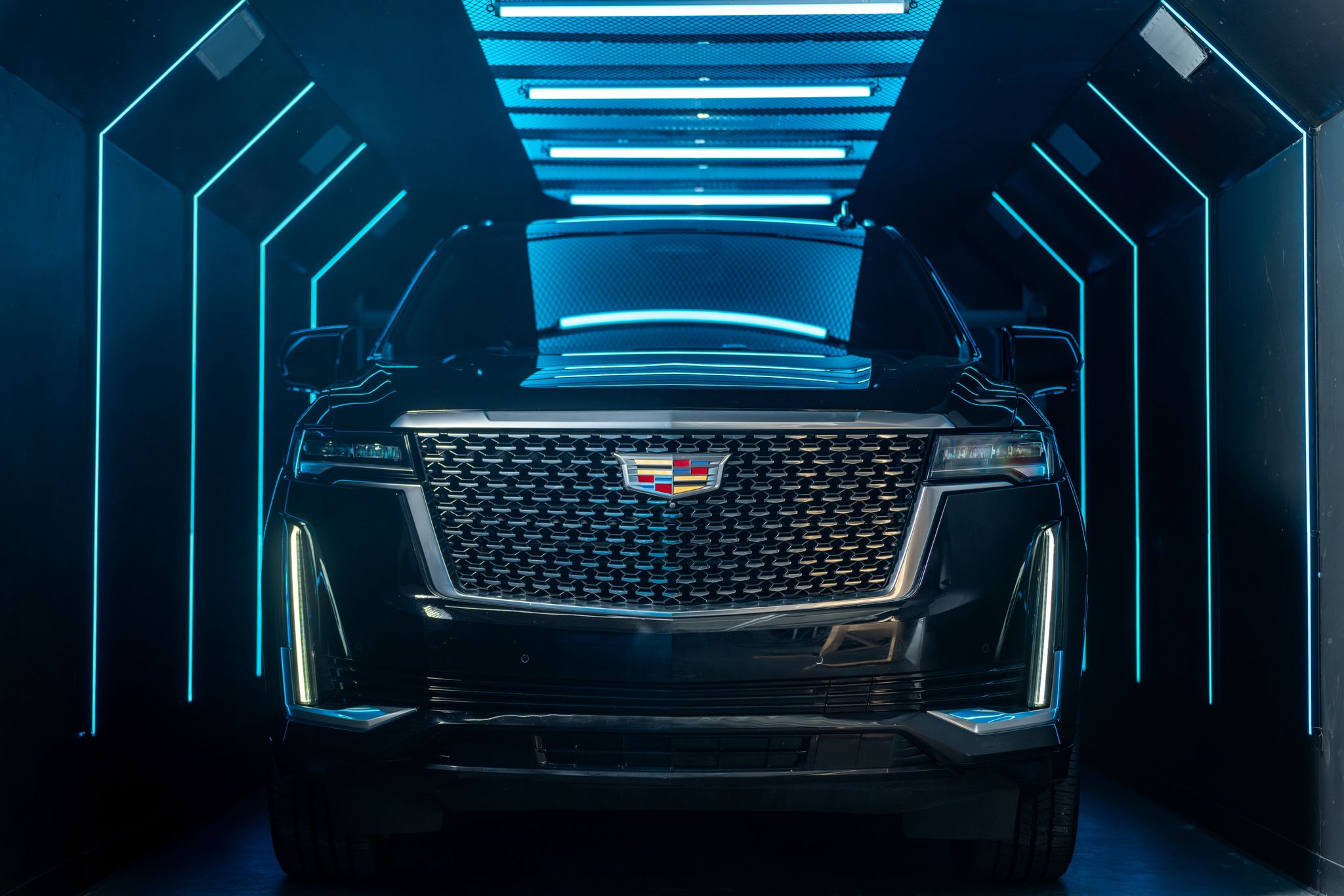Cadillac Escalade - Black on Black w/ Wood Trim