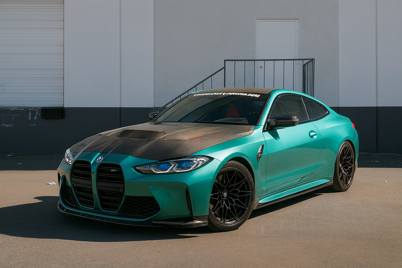 BMW M4 Competition - Isle of Man Green Metallic on Kyalami Orange & Black