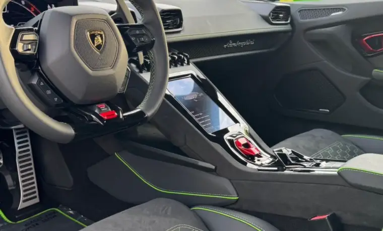 Lamborghini Huracán Tecnica – Green on Black