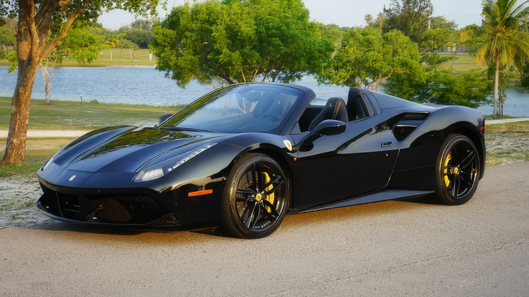 Ferrari 488 – Nero on Nero (Black on Black)