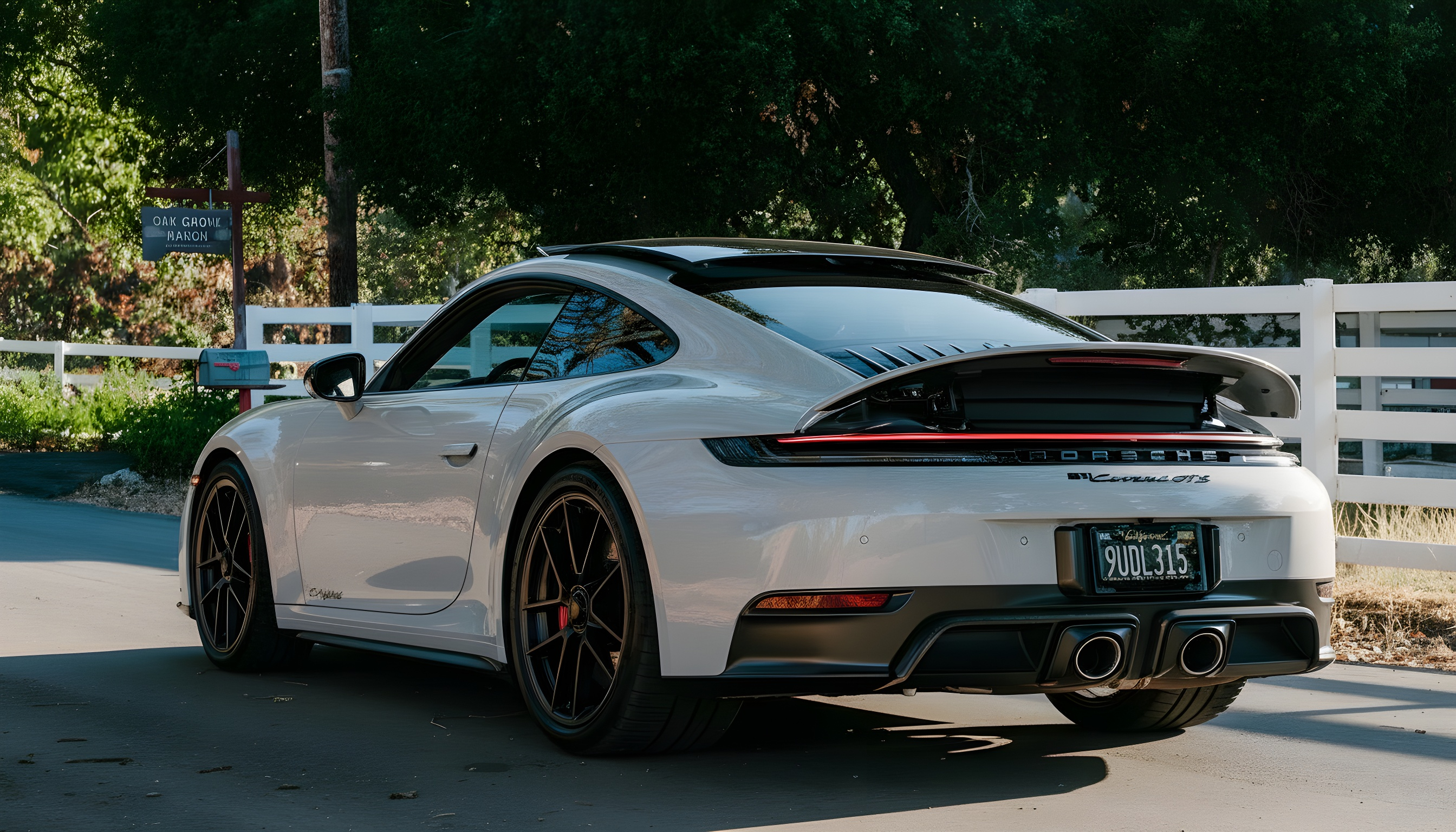 Porsche 911 Carrera 4 GTS (992.2) - Carrara White Metallic over Navy Blue