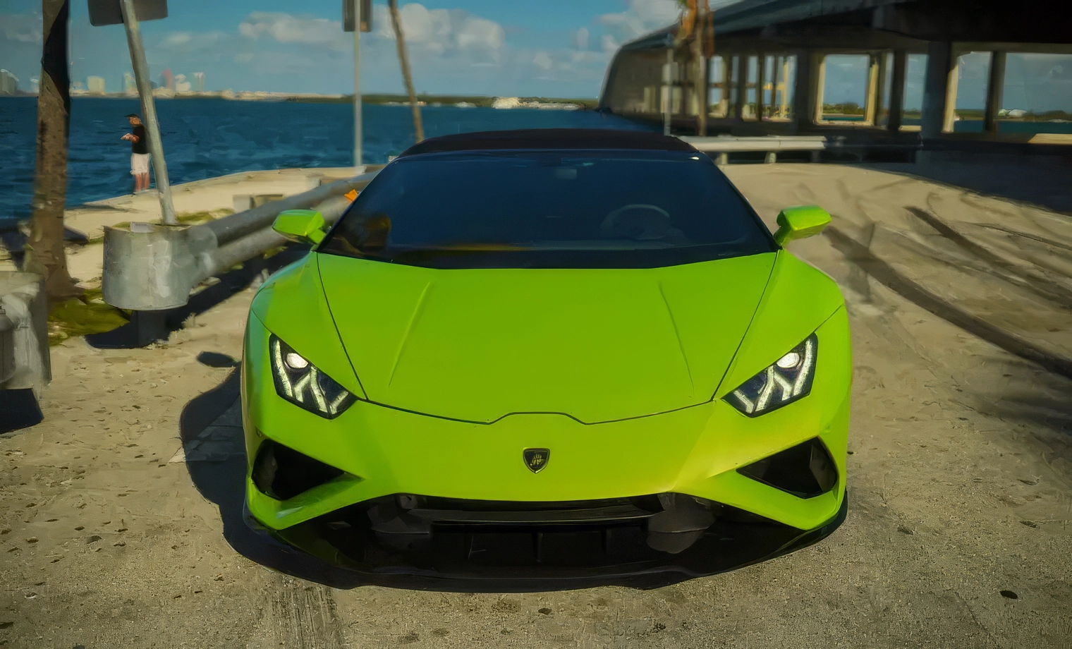 Lamborghini Huracan EVO Spyder – Verde Mantis on Nero (Lamborghini Neon Lime on Black)