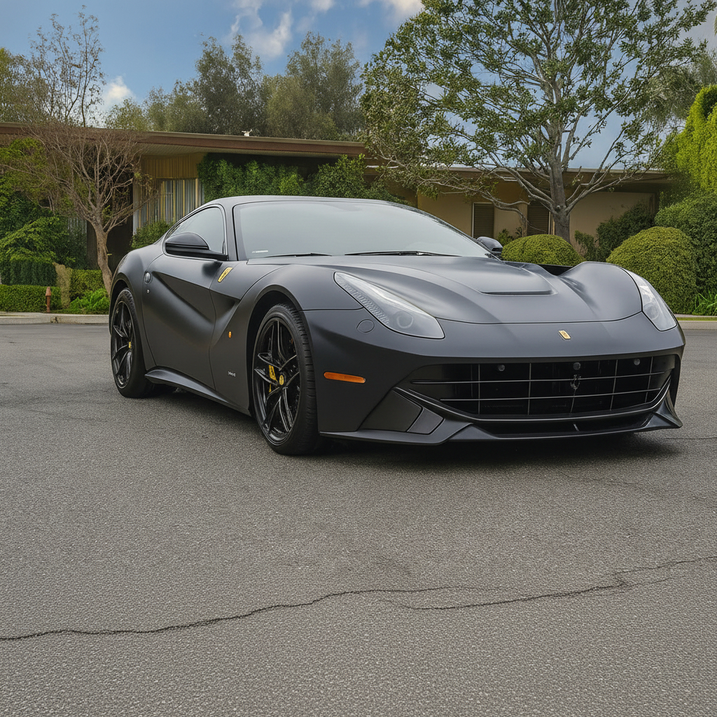 Ferrari F12 Berlinetta - Nero Opaco (Matte Black)