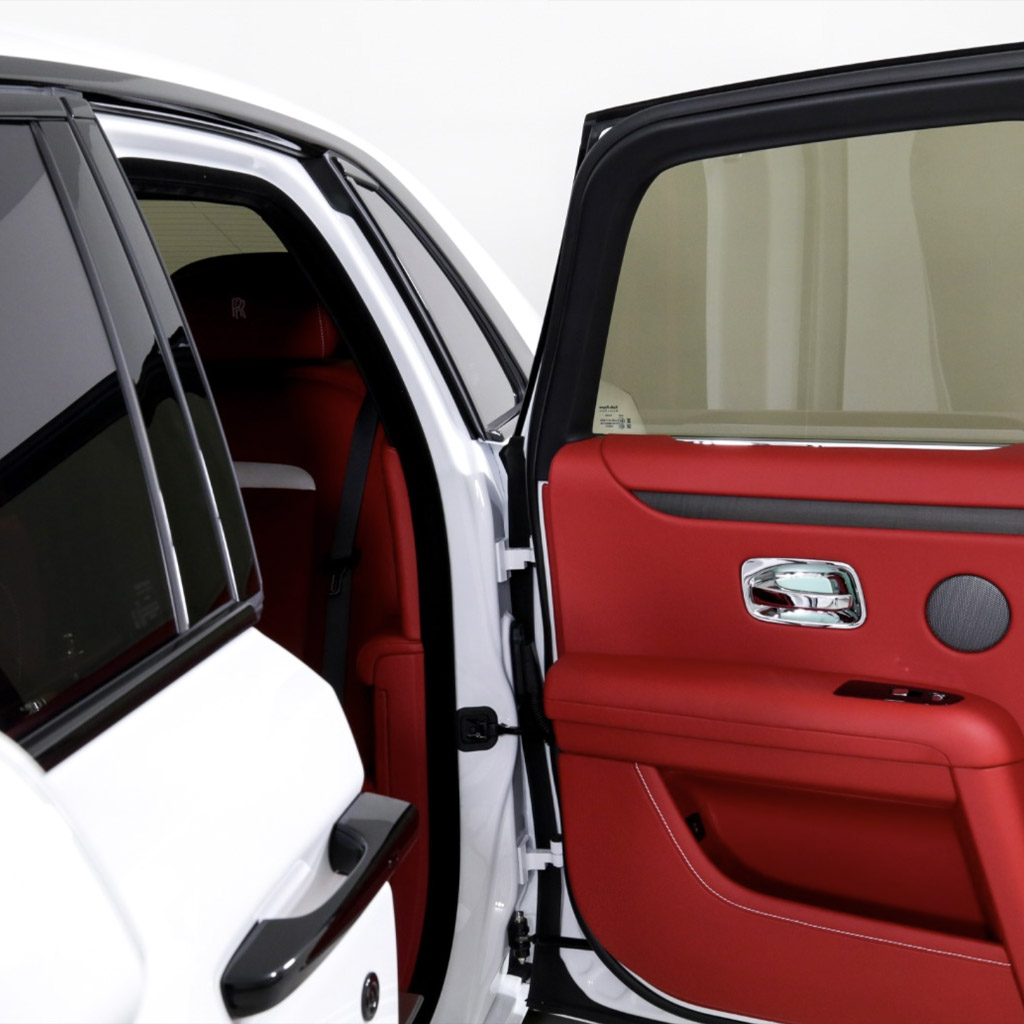 Rolls-Royce Ghost — Arctic White on Mugello Red & Black