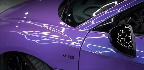 Audi R8 - Purple on Black 