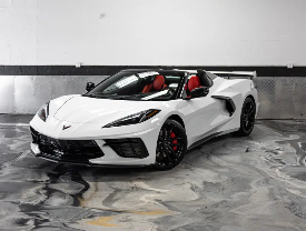 Chevrolet Corvette C8 Stingray – White on Red