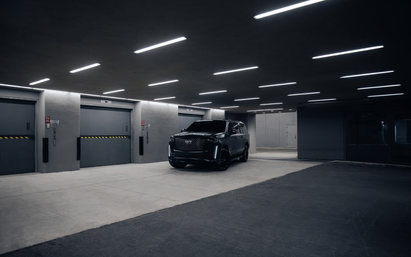 Chauffeur Service - Black on Black Escalade