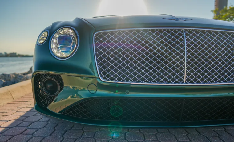 Bentley Continental GT V8 – Green on Camel