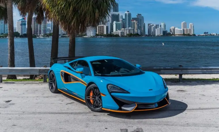 McLaren 570S Coupe – Blue & Orange on Orange