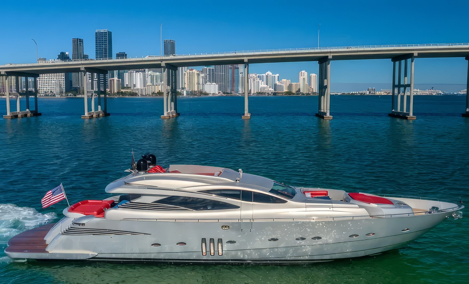 90' Pershing Sports Flybridge - $6,700