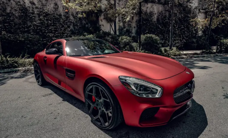 Mercedes-Benz AMG GTS – Matte Orange on Black