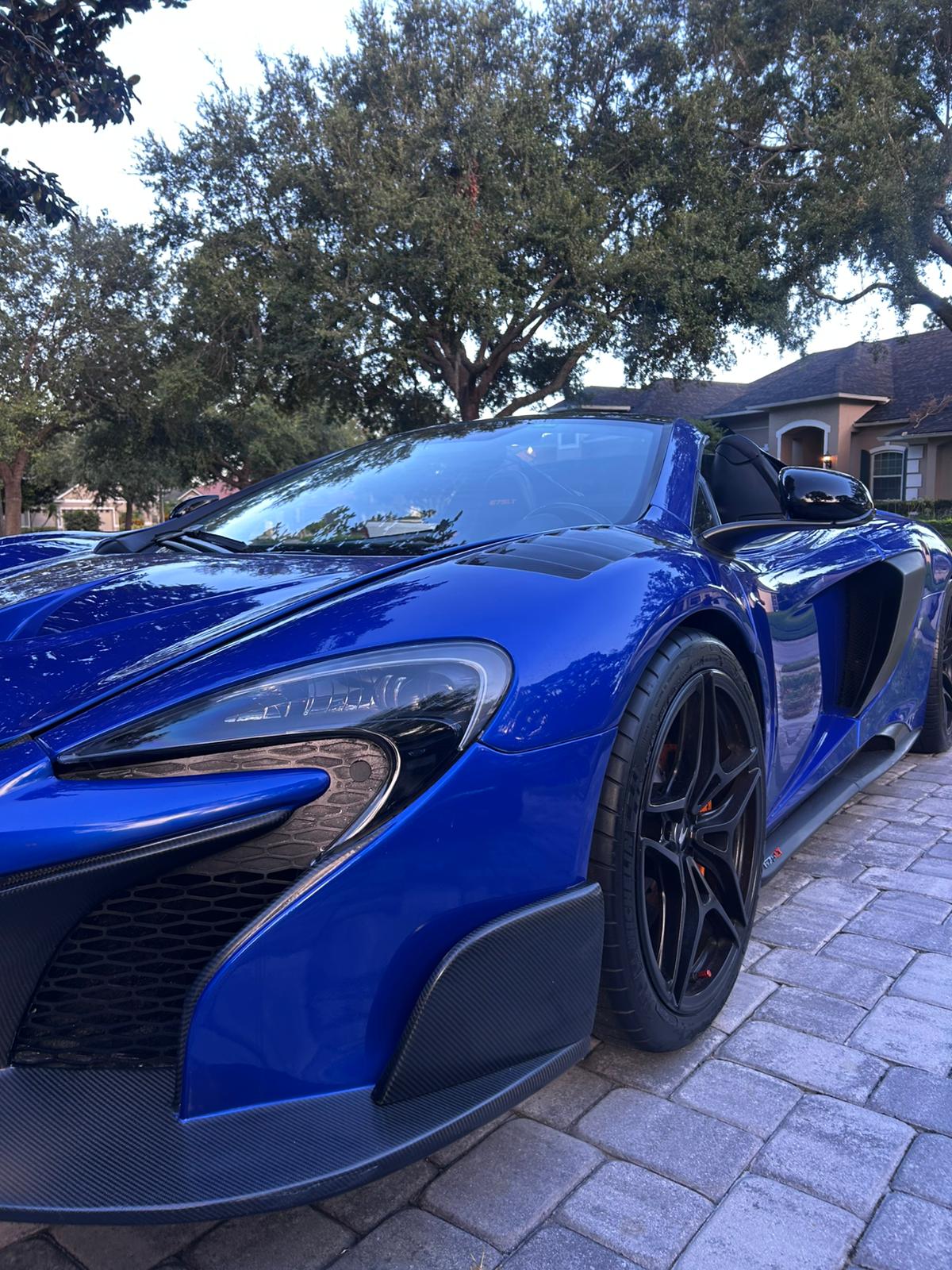 McLaren MP4-12C Spider – 675LT Conversion - Deep Blue on Black