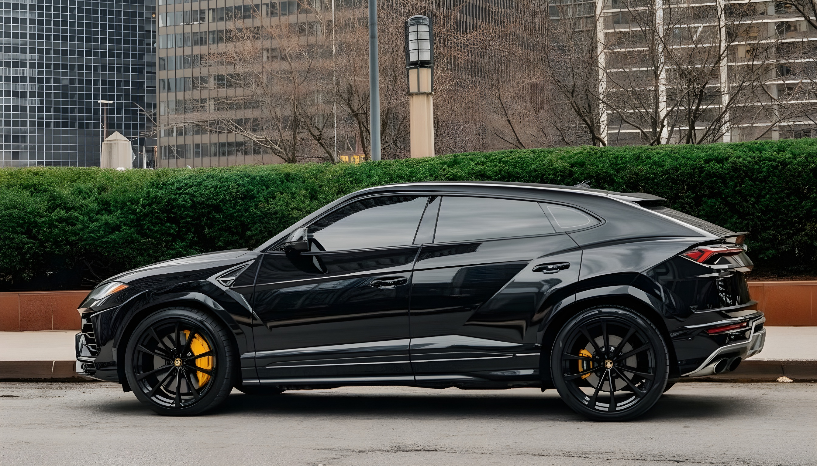 Lamborghini Urus - Nero Helene on Nero (Deep Metallic Black on Black)