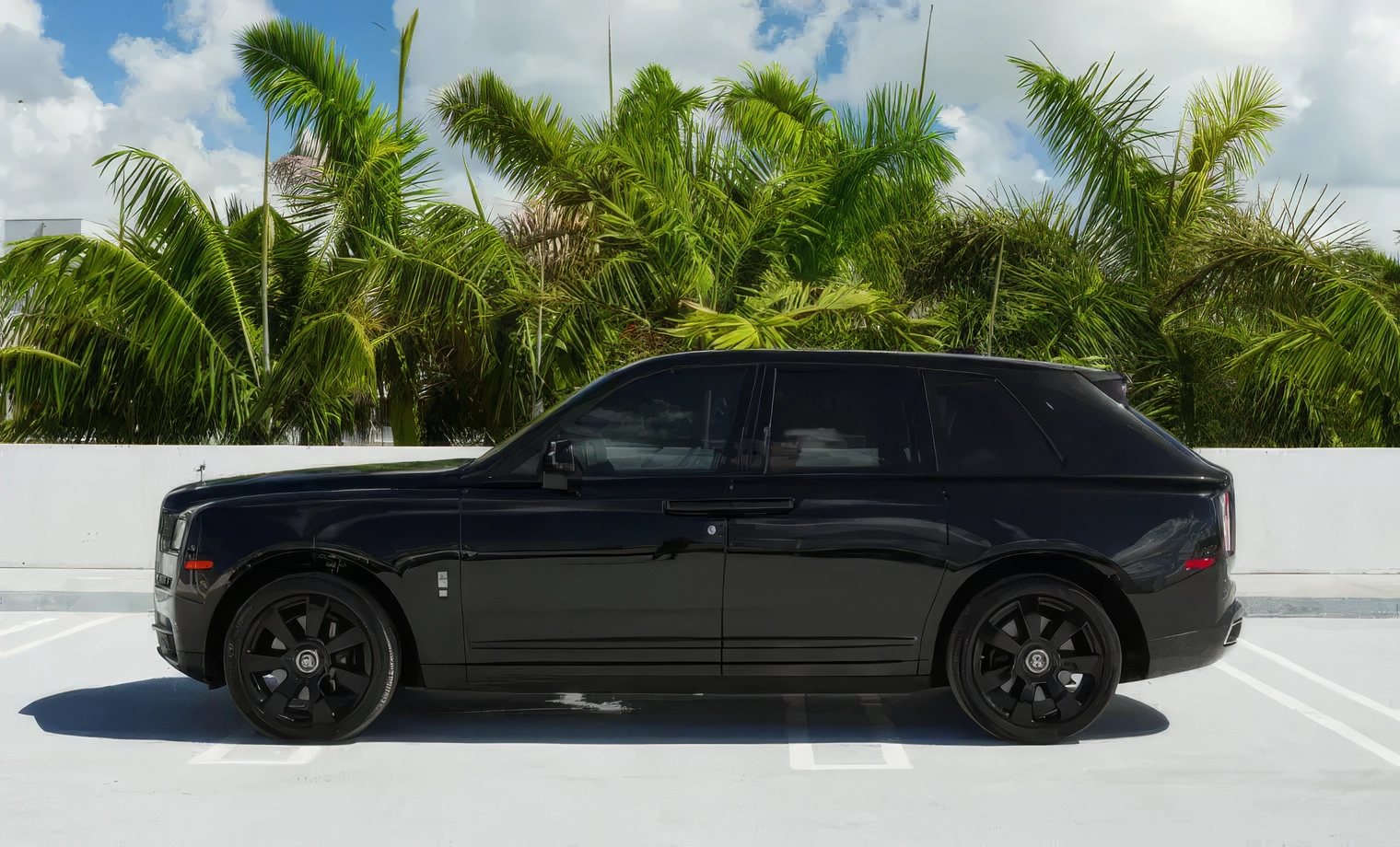 Rolls-Royce Cullinan — Diamond Black on Cognac