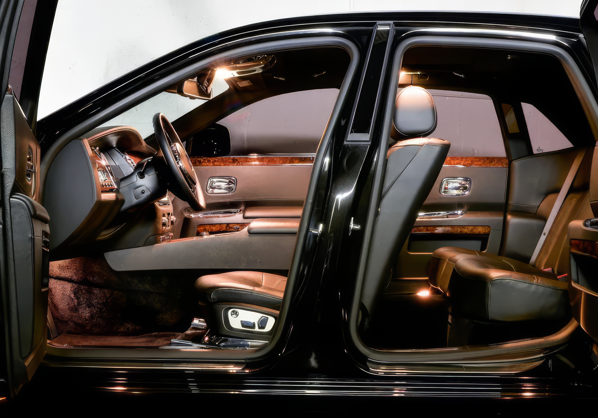 Rolls-Royce Ghost Series II - Diamond Black on Black 