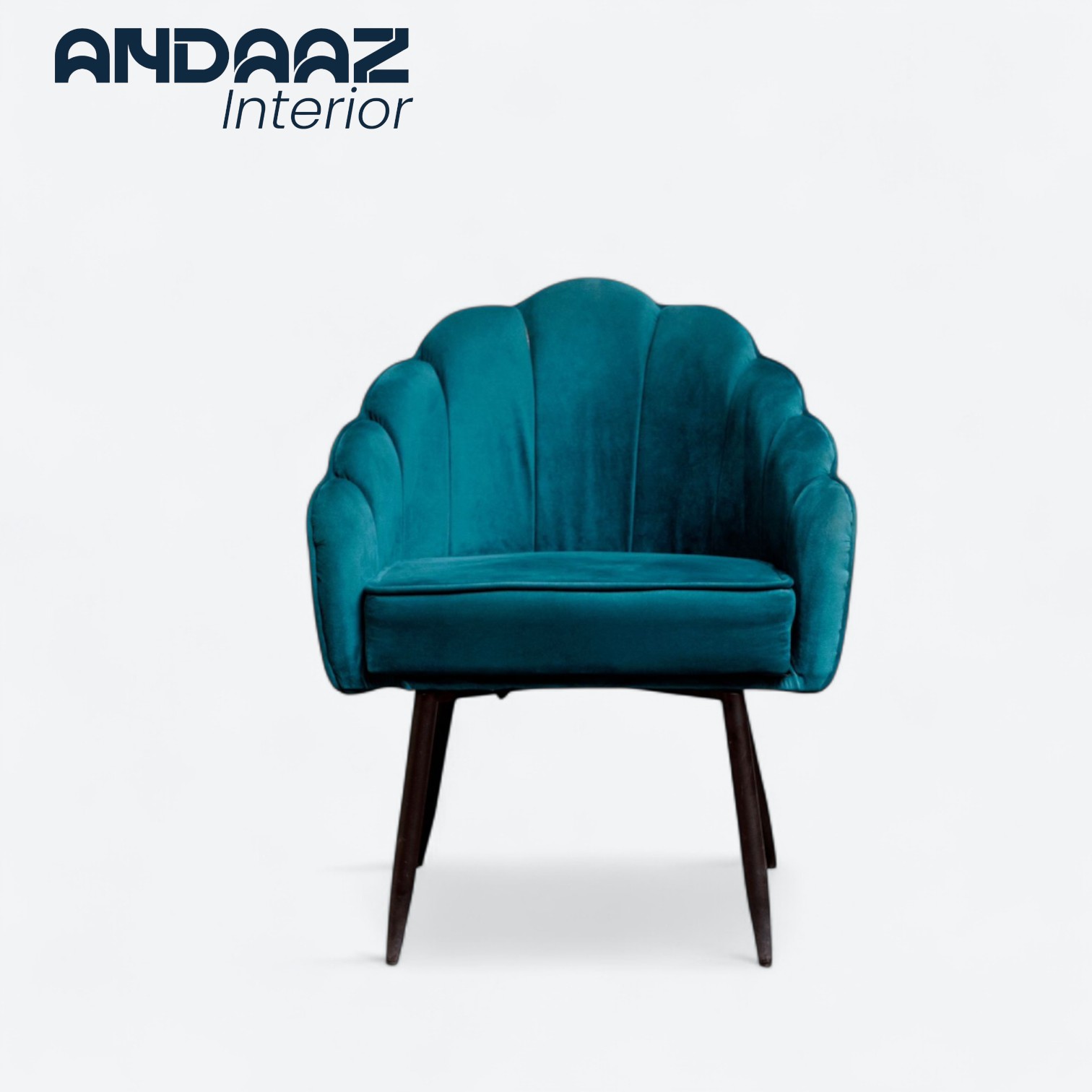 Teal Velvet Accent Chair