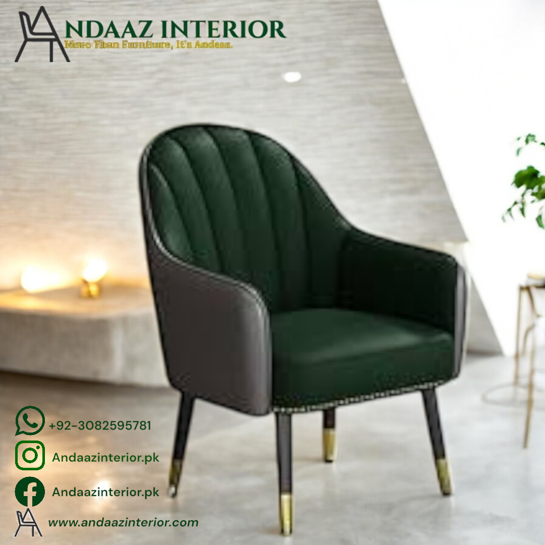 Teal Velvet Accent Chair