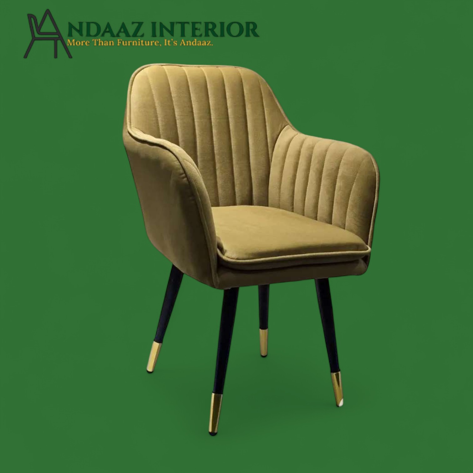 Teal Velvet Accent Chair