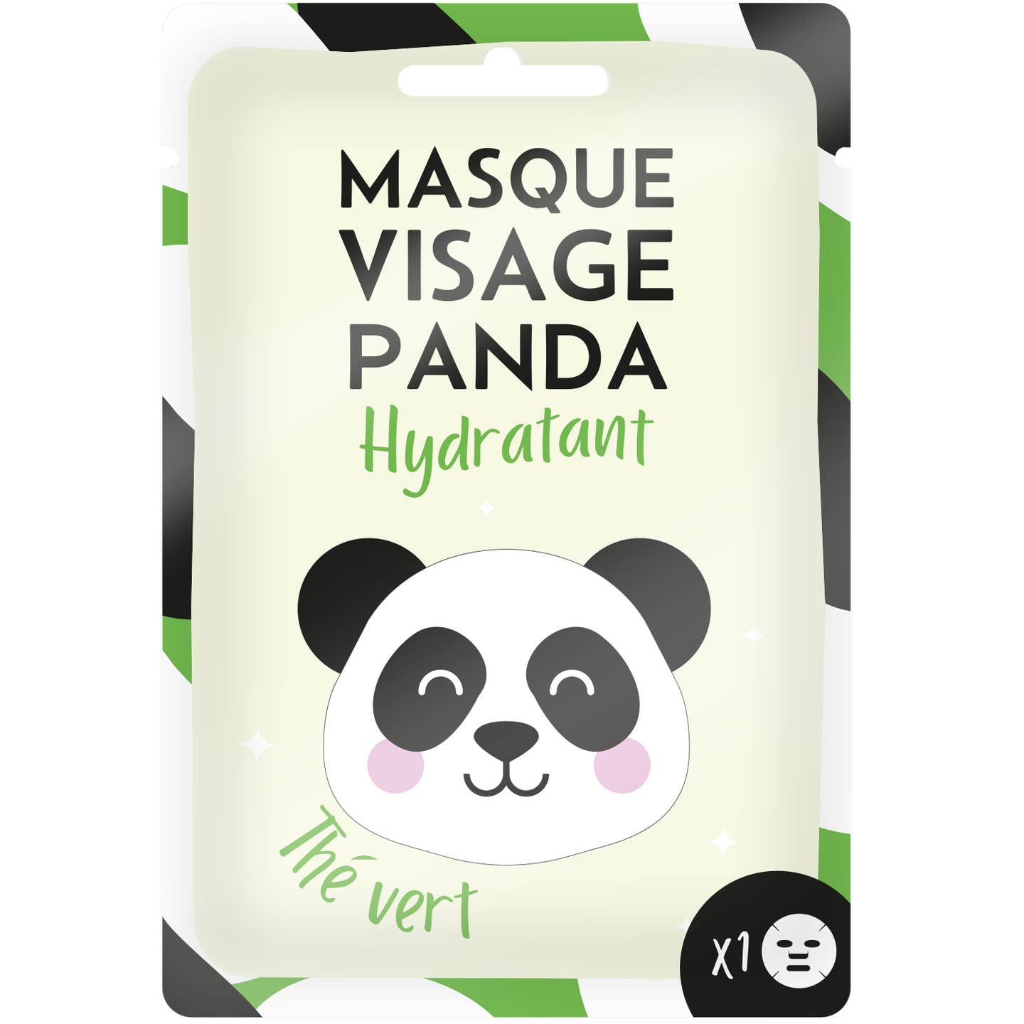 Masque visage panda
