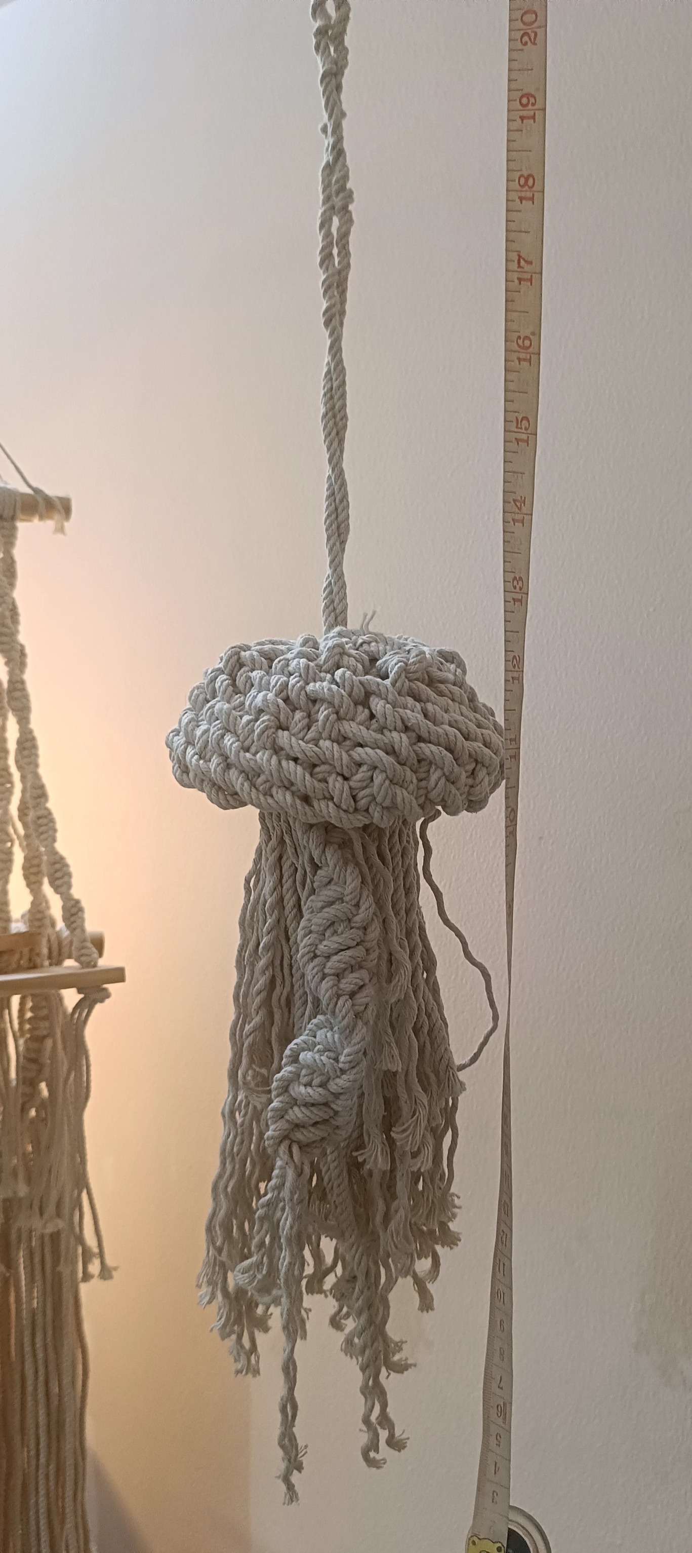 Handmade Macrame Jellyfish Hanging