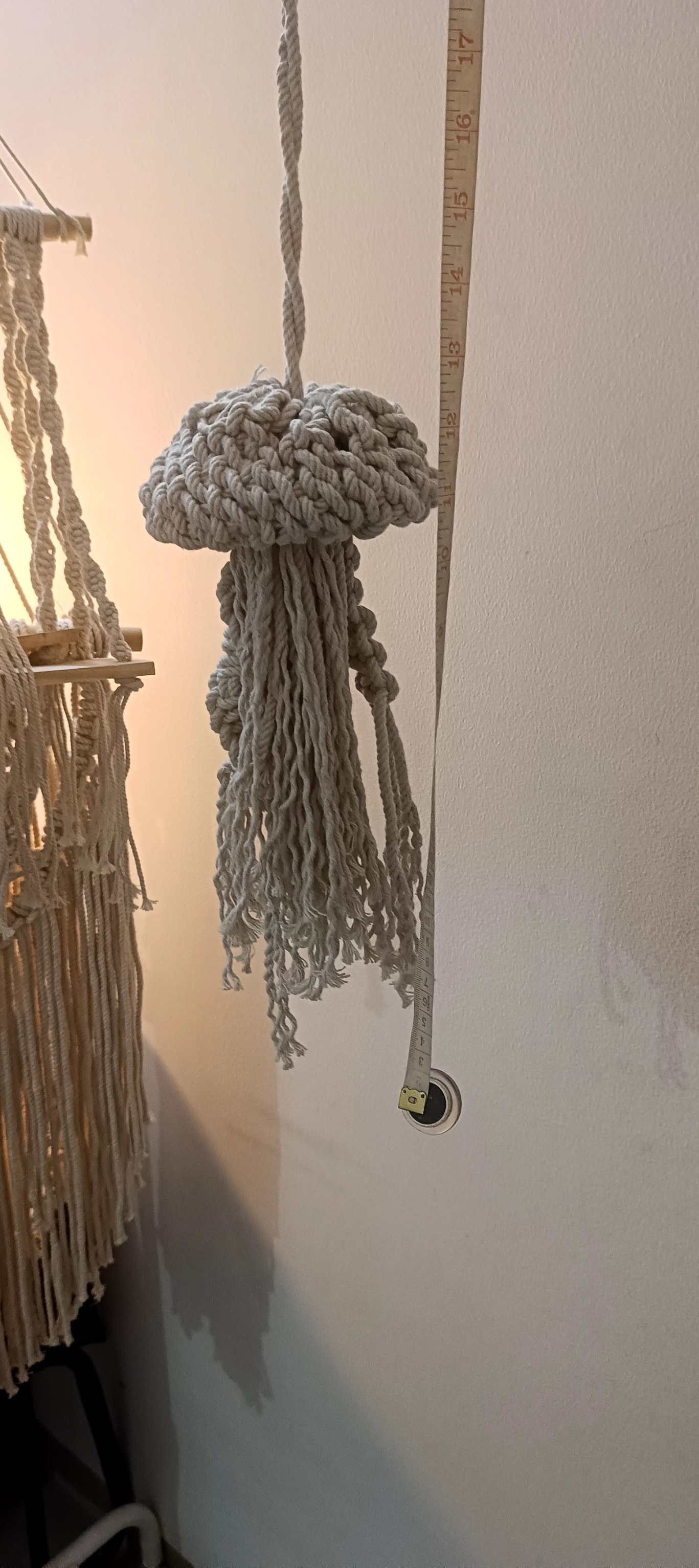 Handmade Macrame Jellyfish Hanging