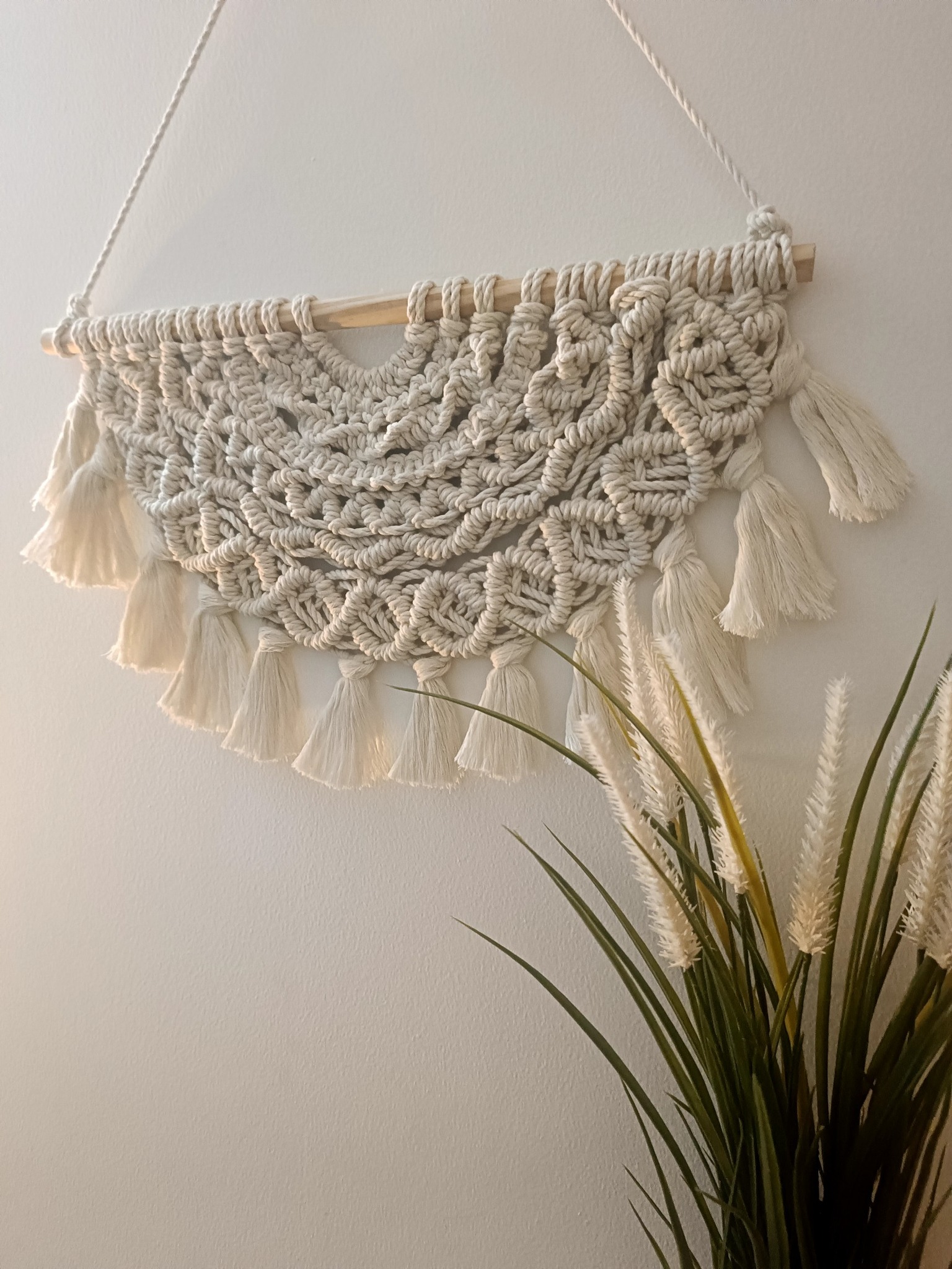 Half Moon Macrame Wall Hanging