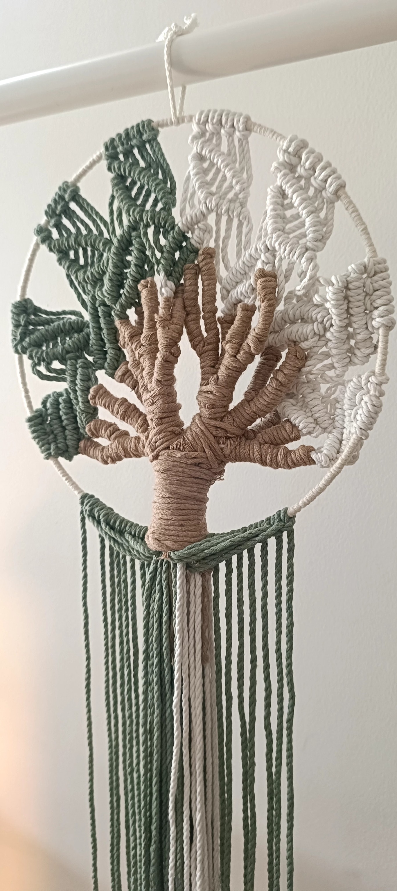 Macrame Tree of Life Wall Art Charm - Handcrafted Serenity for Your Space