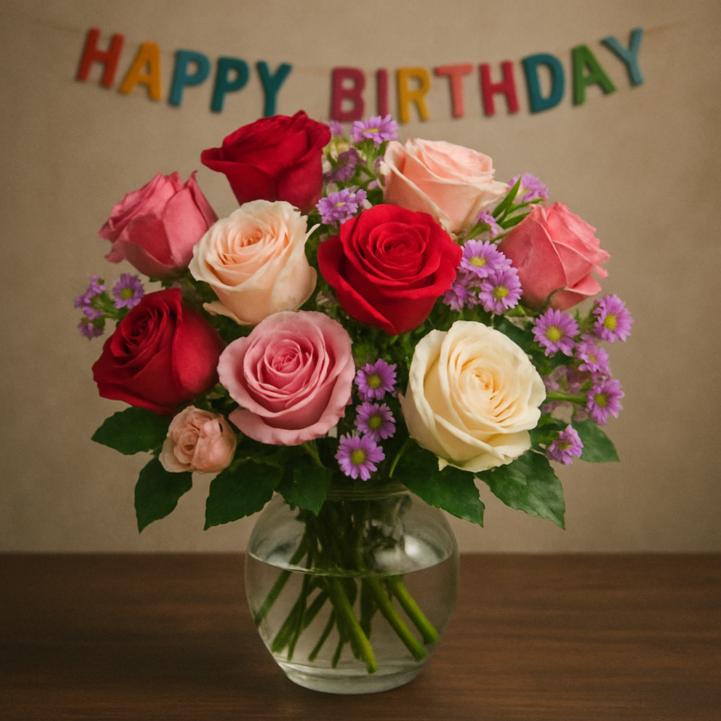 Klasyczne Urodzinowe Róże