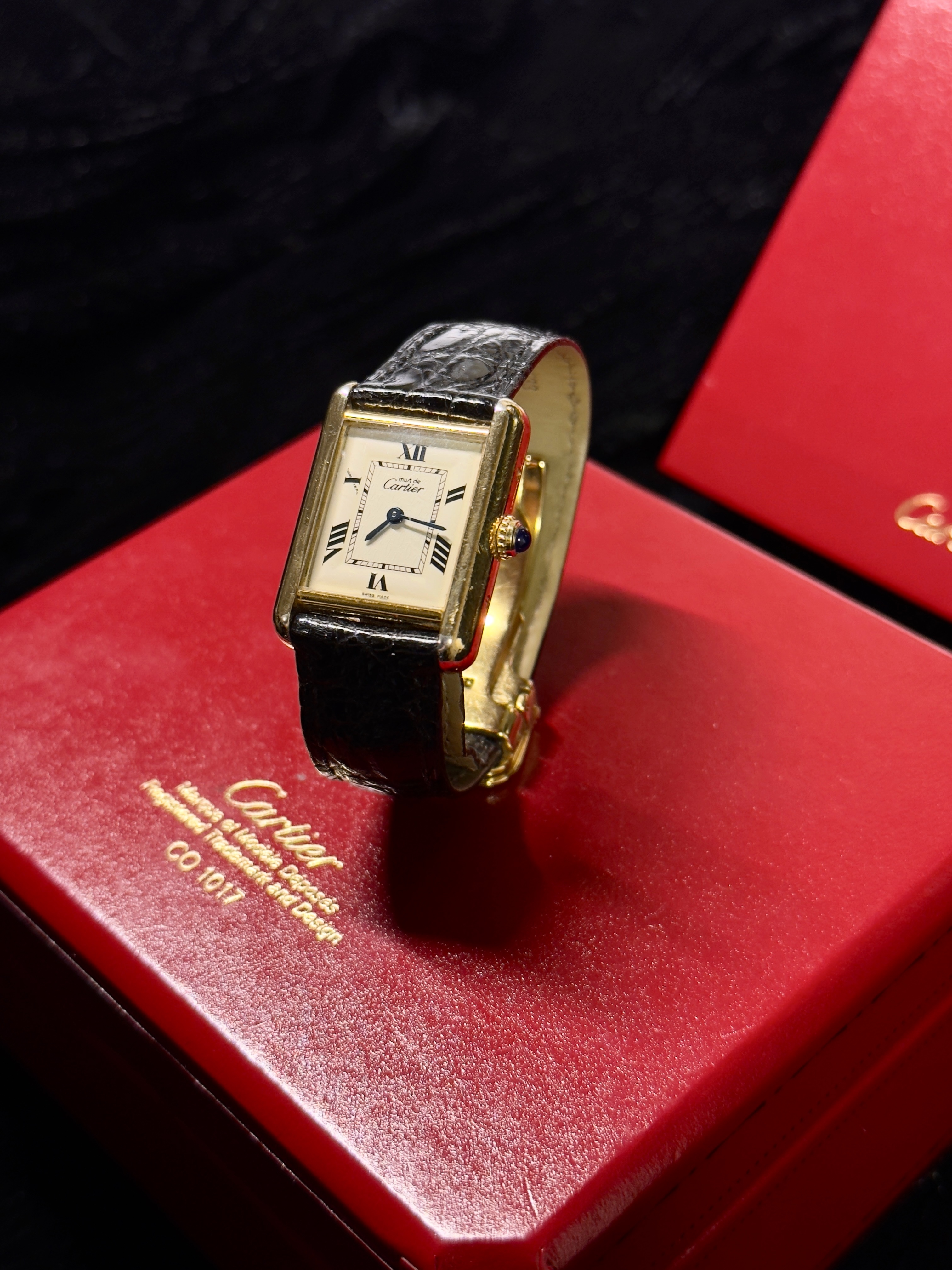 Cartier Tank Vermeil, Ref 2415