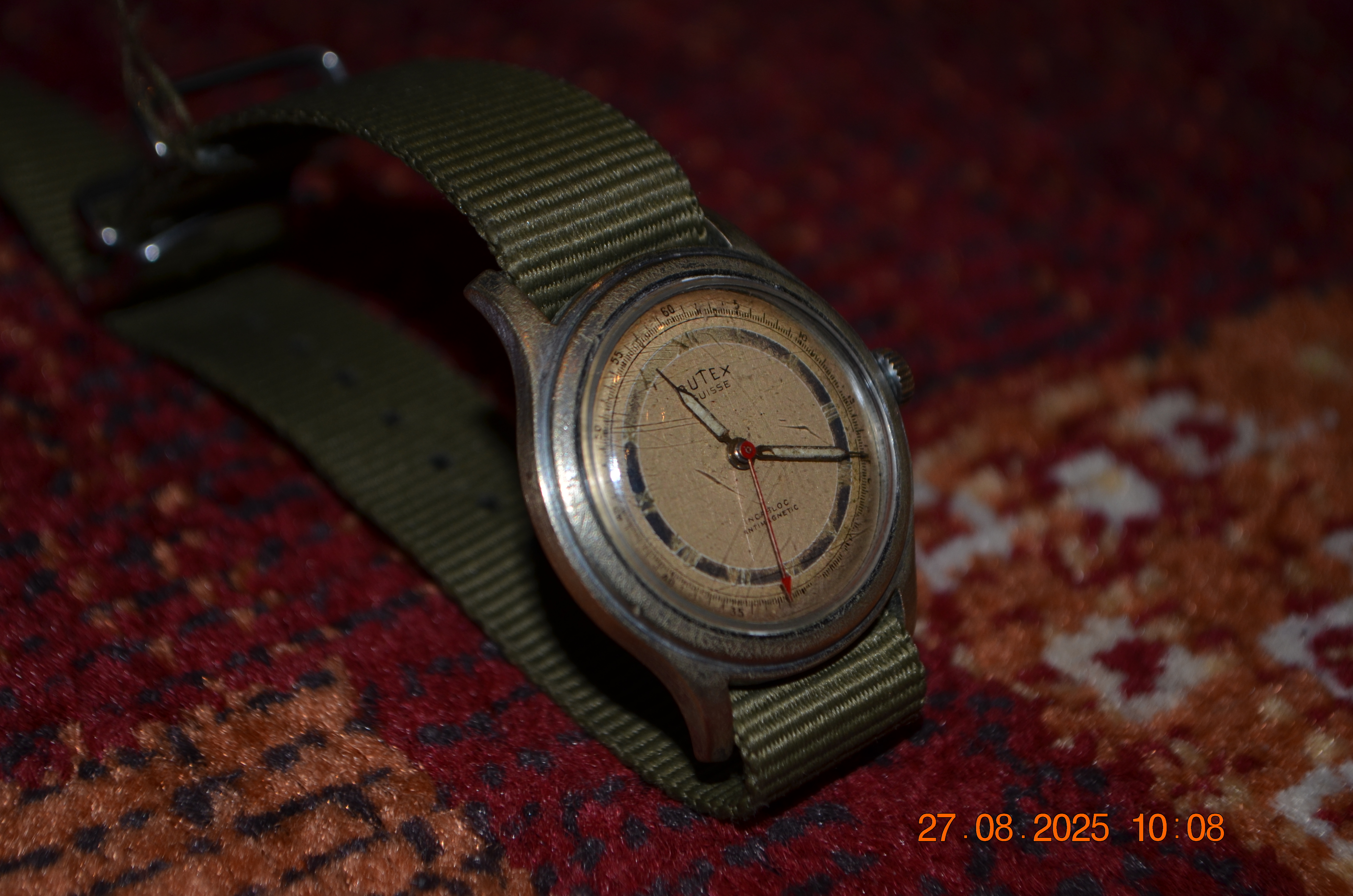 Butex Vintage Salmon Dial circa 1950s