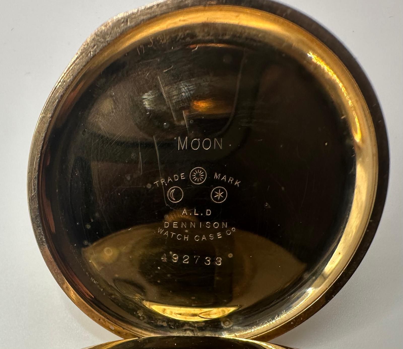 Dennison Hunter-Cased Pocket Watch, Rolled Gold