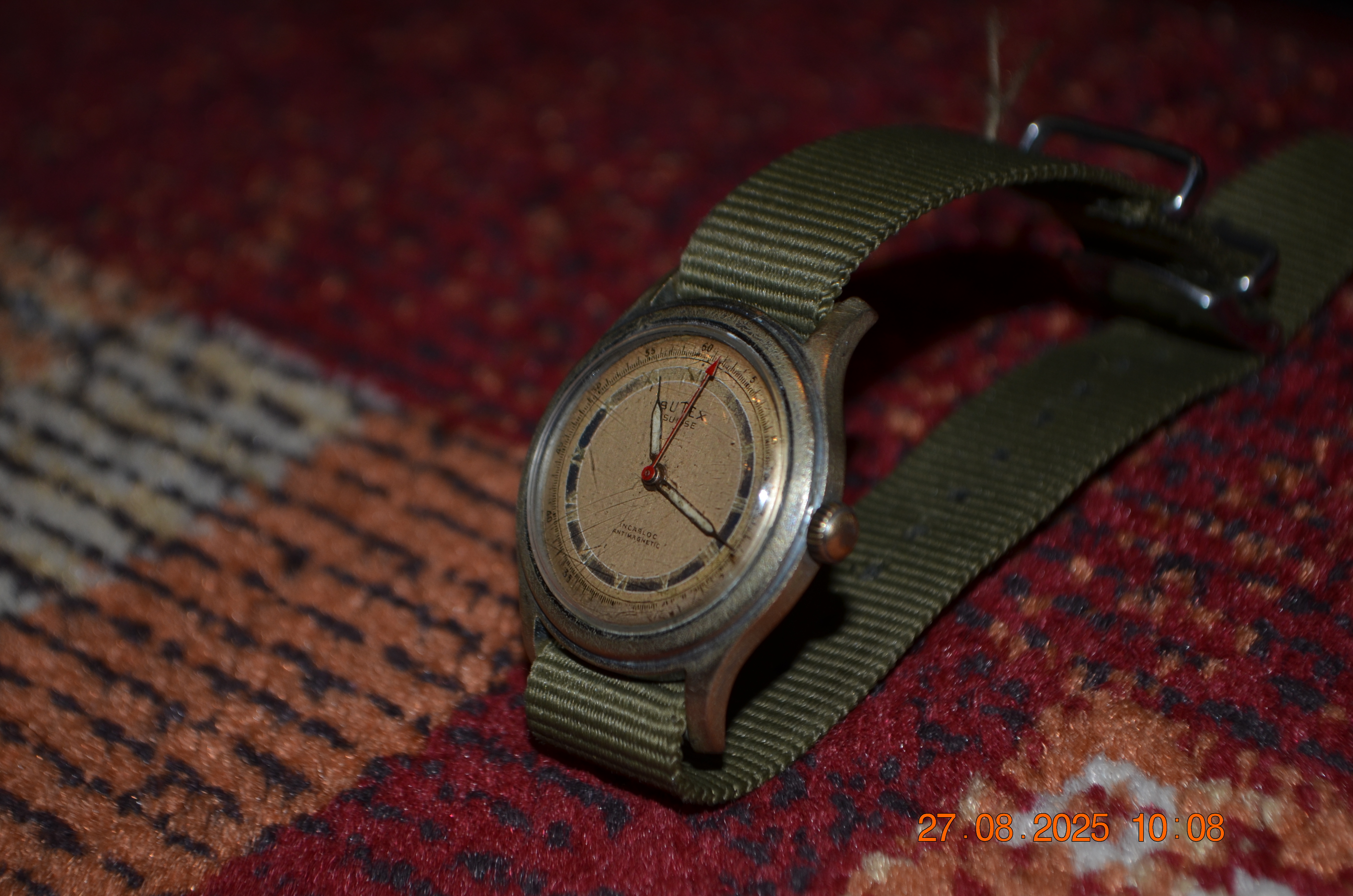 Butex Vintage Salmon Dial circa 1950s