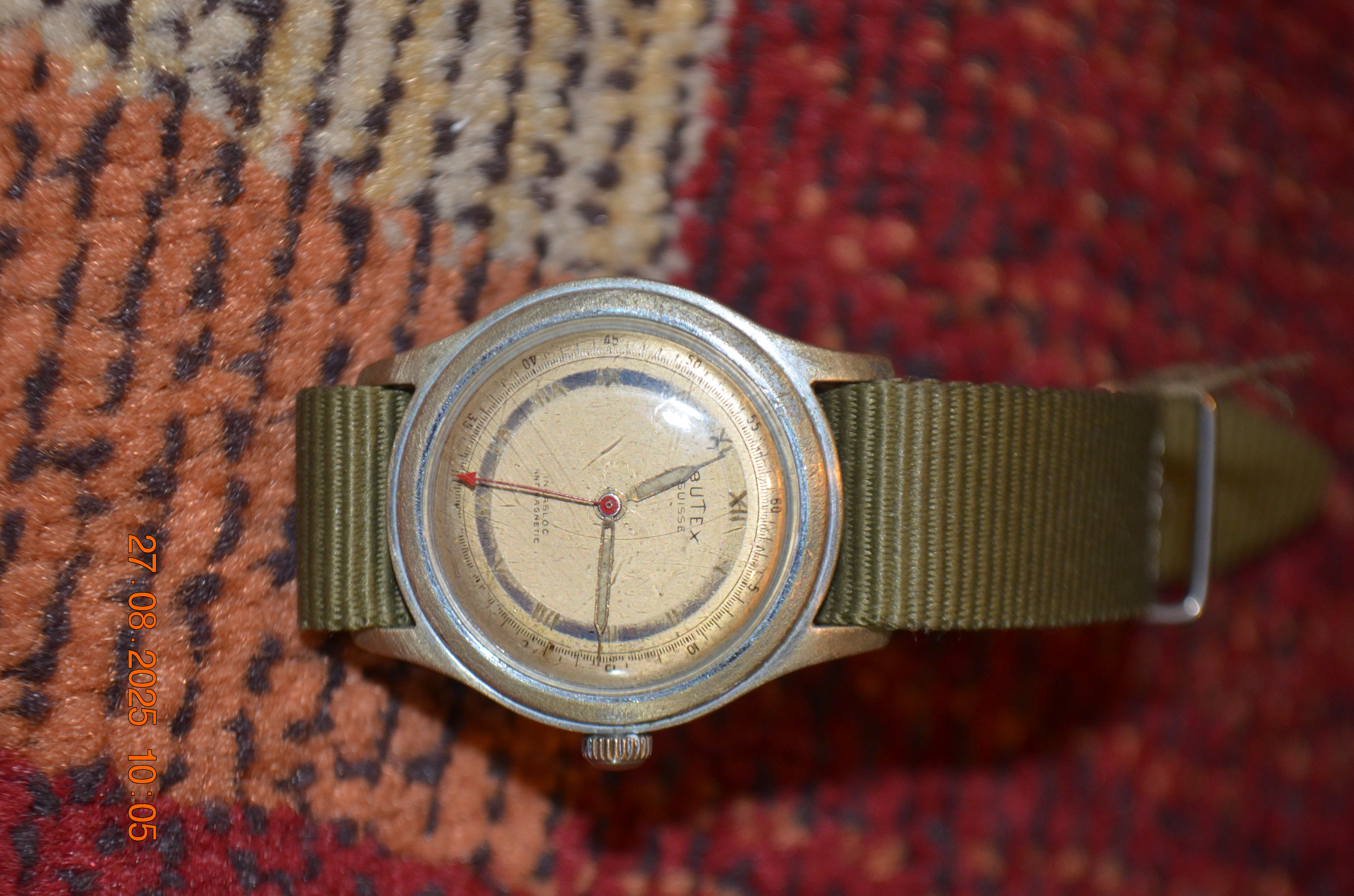 Butex Vintage Salmon Dial circa 1950s