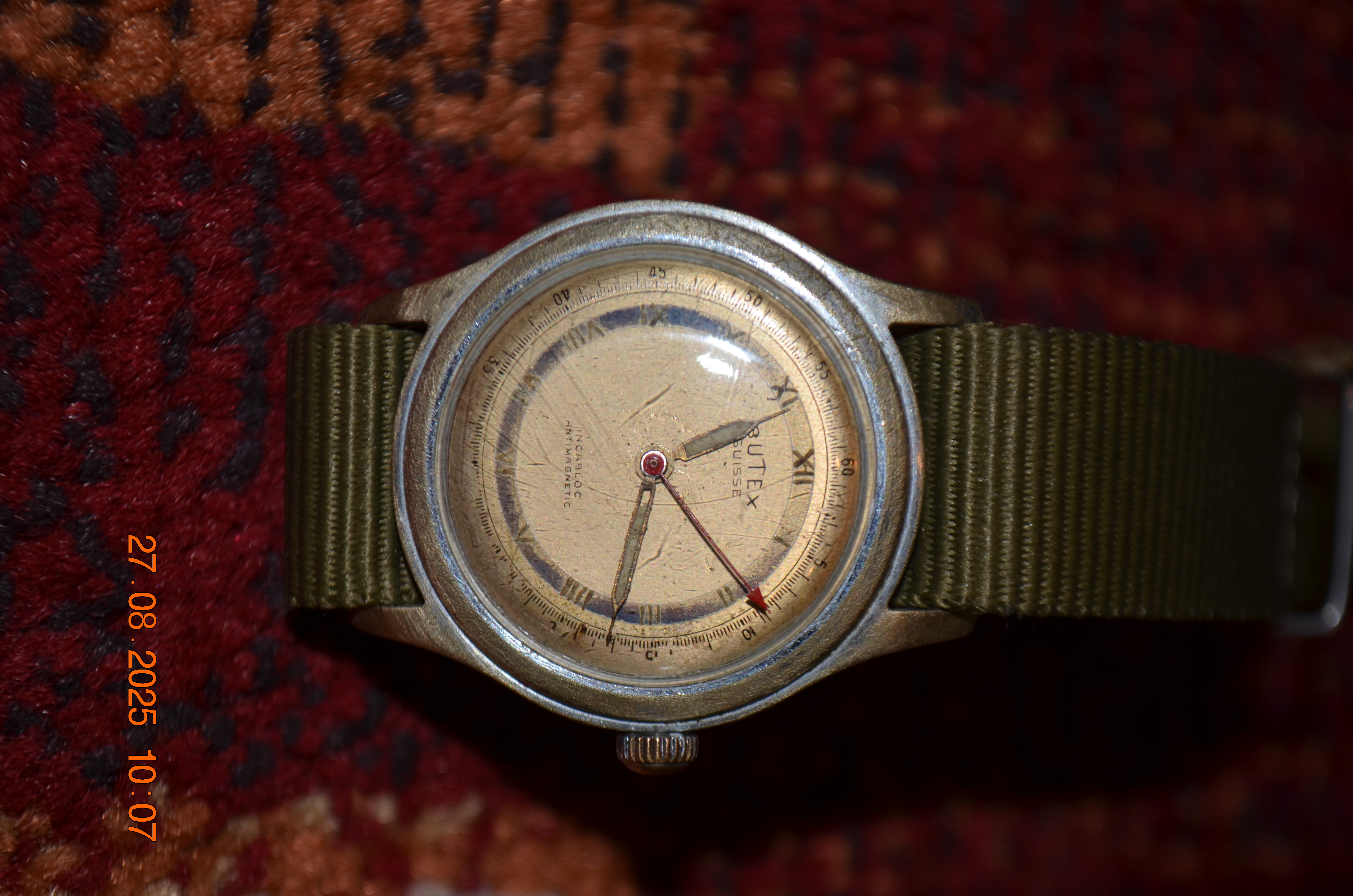 Butex Vintage Salmon Dial circa 1950s