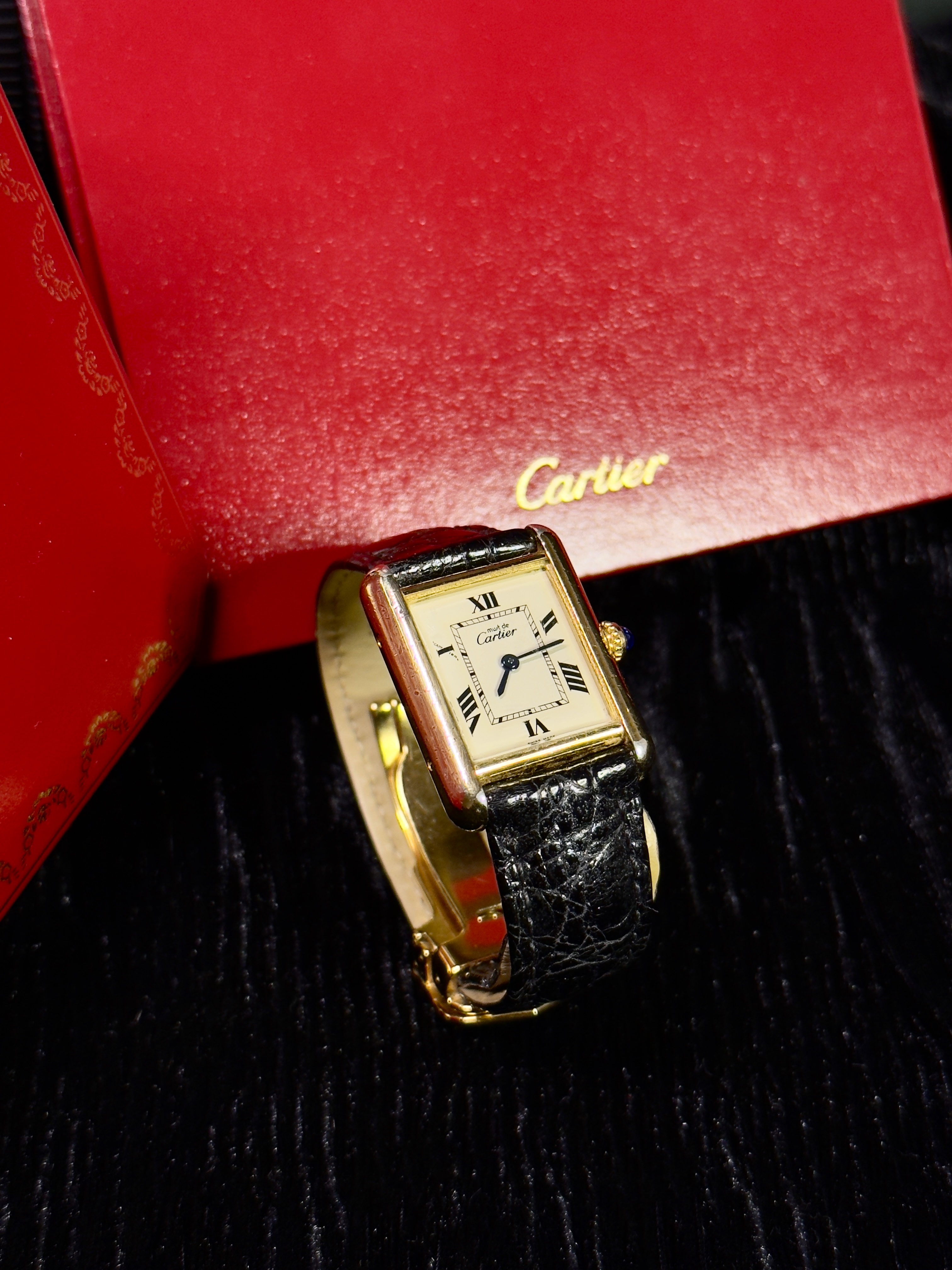Cartier Tank Vermeil, Ref 2415