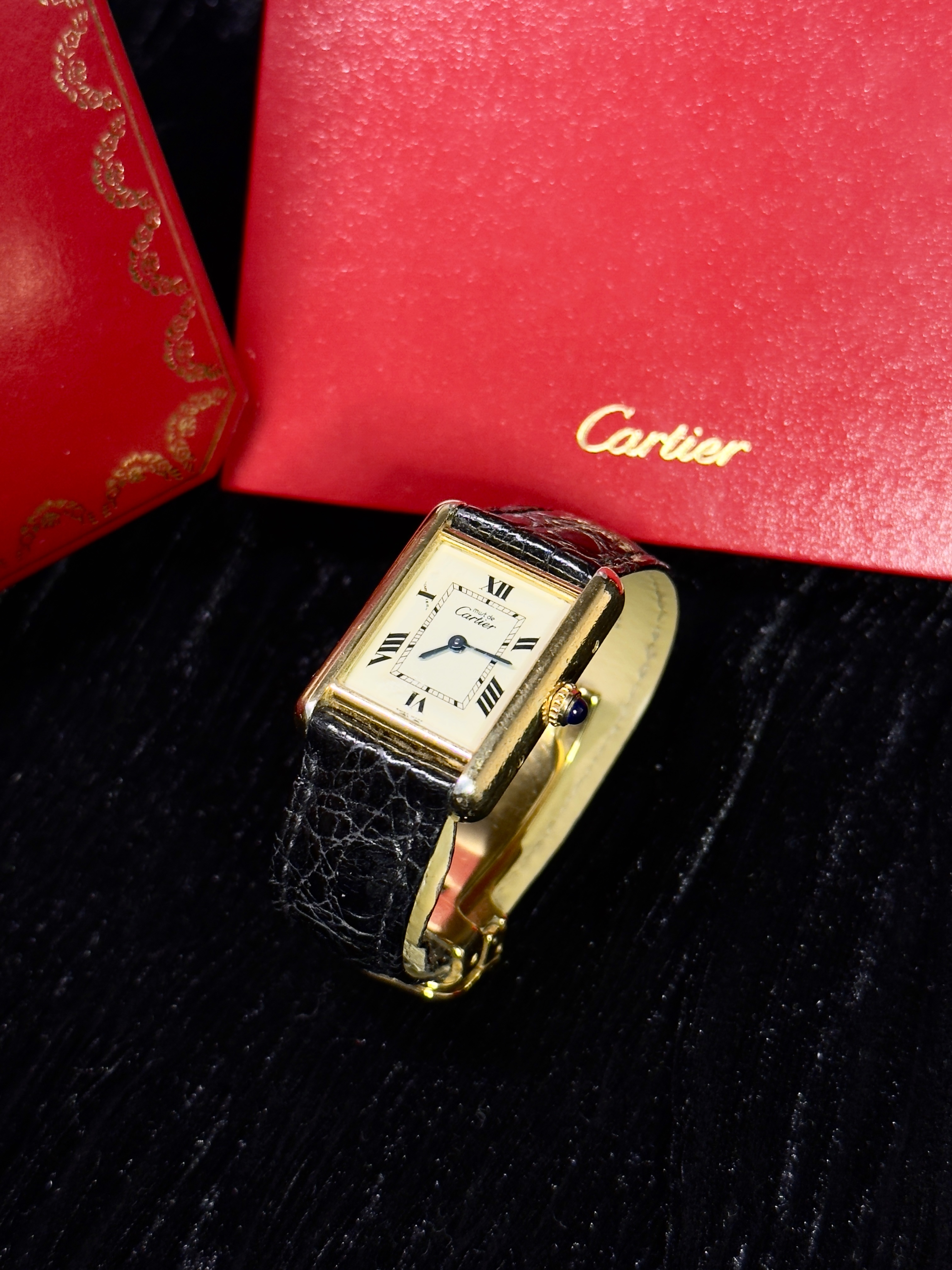 Cartier Tank Vermeil, Ref 2415