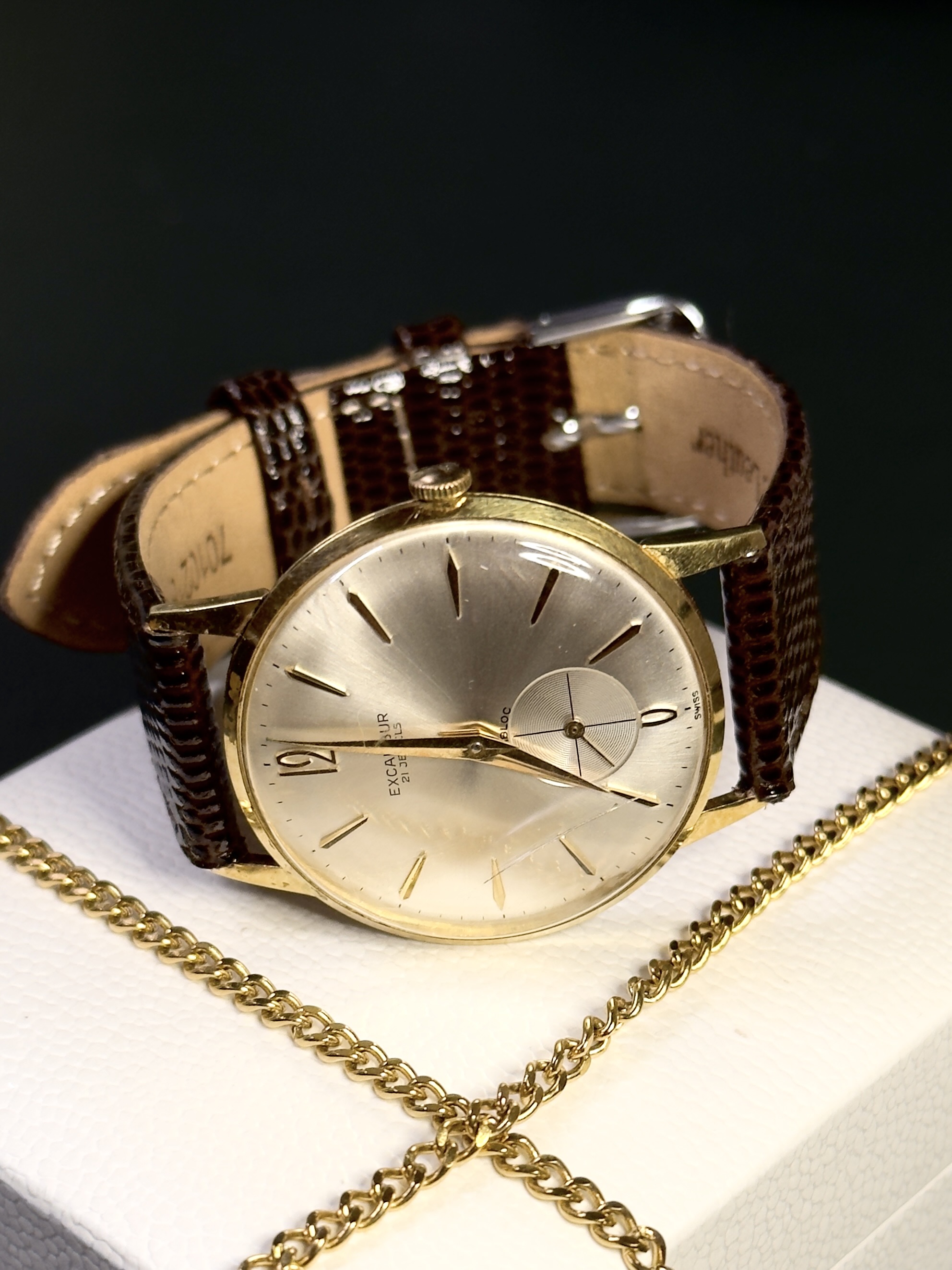 Excalibur Vintage Dress Watch