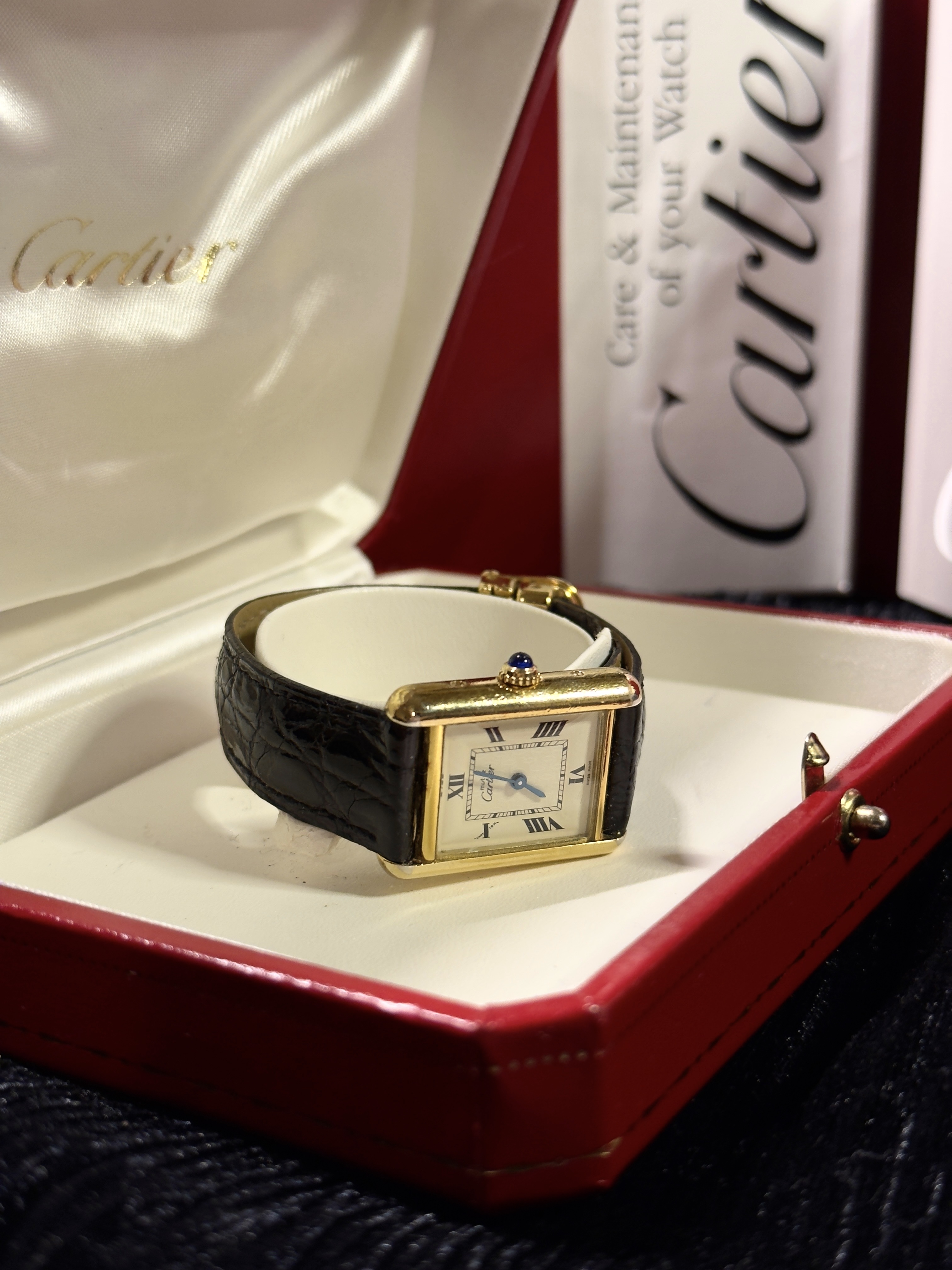 Cartier Tank Vermeil, Ref 2415