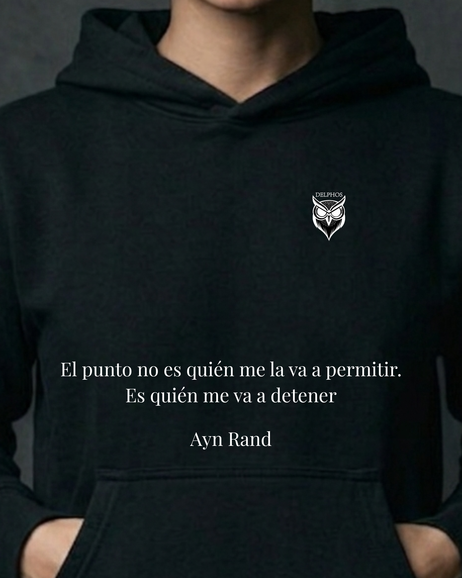 Hoodie Ayn Rand - Determinaciónnd